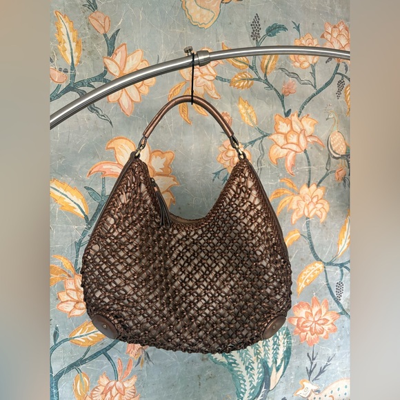 Cole Haan Handbags - Cole Haan Sierra Open Weave Leather Purse